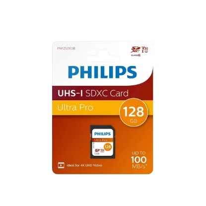 PHILIPS 128GB SDXC 100MB/S C10 FM12SD65B/00 resmi