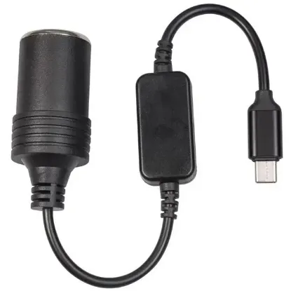 PowerMaster PM-24759 Type-C 5 Volt To 12 Volt Çakmak Fiş Çevirici resmi