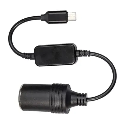 PowerMaster PM-24759 Type-C 5 Volt To 12 Volt Çakmak Fiş Çevirici resmi