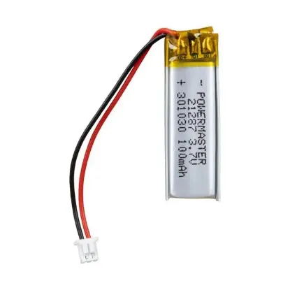 PowerMaster 301030 3.7 Volt 100 Mah Lityum Polimer Pil resmi