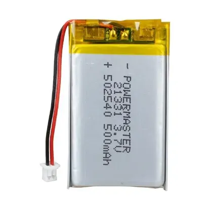 PowerMaster 502540 3.7 Volt 500 Mah Lityum Polimer Pil resmi