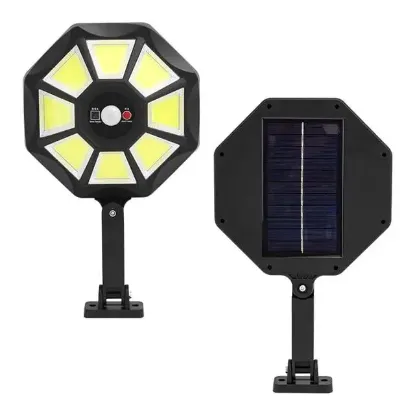 Powermaster ZB-168B Kumandalı Sensörlü Beyaz Solar Aydınlatma resmi