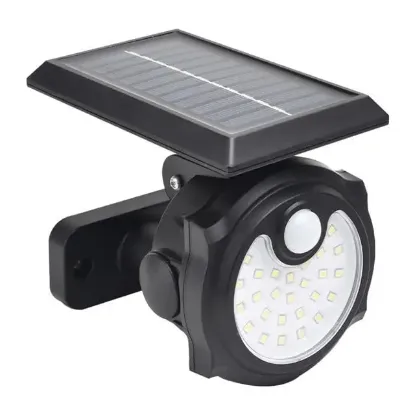 Powermaster SH-1705A 26 Ledli Sensörlü 3 Modlu Solar İndiksiyon Duvar Lambası resmi