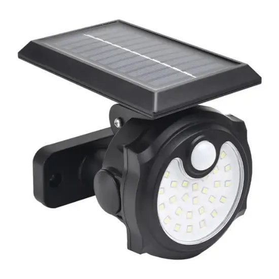 Powermaster SH-1705A 26 Ledli Sensörlü 3 Modlu Solar İndiksiyon Duvar Lambası resmi