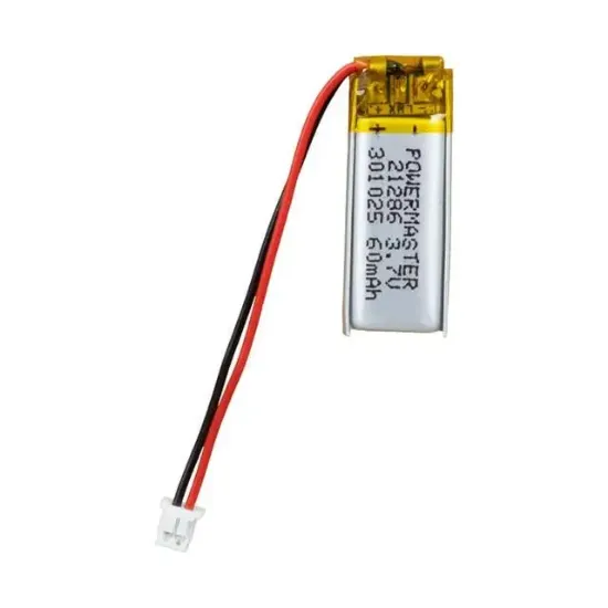 PowerMaster 301025 3.7 Volt 60 Mah Lityum Polimer Pil resmi