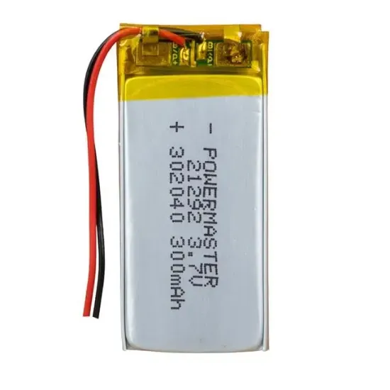 PowerMaster 302040 3.7 Volt 300 Mah Lityum Polimer Pil resmi