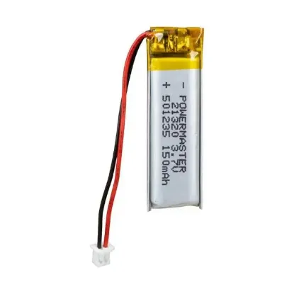 PowerMaster 501235 3.7 Volt 150 Mah Lityum Polimer Pil resmi