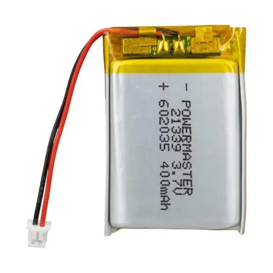 Powermaster 602035 3.7 Volt 400 Mah Lityum Polimer Pil  resmi