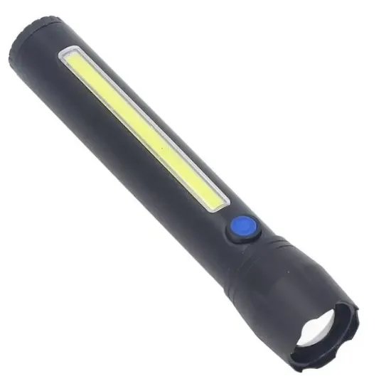 Powermaster Metal Flashlight Power Ledli Şarjlı El Feneri PM-14621 resmi