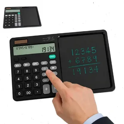 Powermaster ZH70 Dijital Not Defterli 12 Haneli Hesap Makinesi resmi