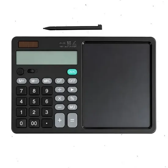 Powermaster ZH70 Dijital Not Defterli 12 Haneli Hesap Makinesi resmi
