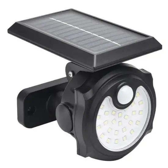 Powermaster SH-1705A 26 Ledli Sensörlü 3 Modlu Solar İndiksiyon Duvar Lambası resmi