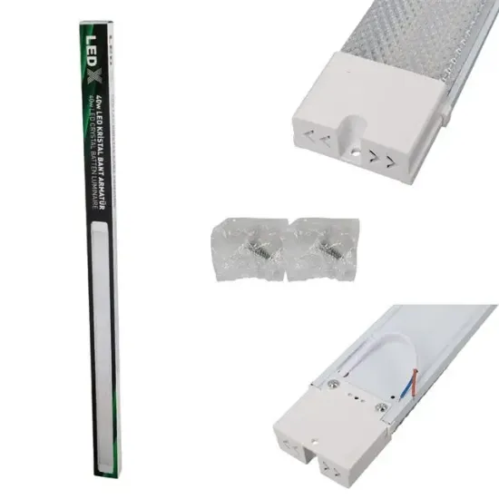 LedX AL-EXTK40 220 Volt - 40 Watt 6500K 120 Cm Beyaz Led 2'li Paket Kristal Bant Armatür resmi