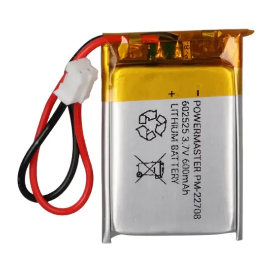 Powermaster 602525 3.7 Volt 600 Mah Lityum Polimer Pil resmi