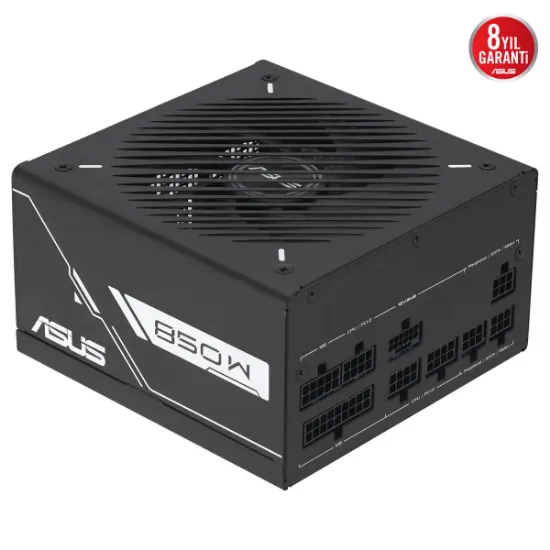 ASUS PRIME 850G 850W GOLD 80 PLUS FULL MODULER GAMIN GÜÇ KAYNAĞI resmi