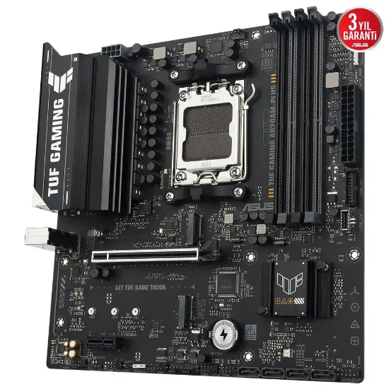 ASUS TUF GAMING A620AM-PLUS 7600MHZ(OC) DDR5 2xDP HDMI ÇİFT M2 USB3.2 AURA RGB 2.5GBİT LAN mATX resmi