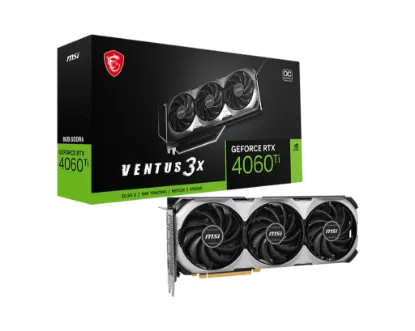 MSI GEFORCE RTX 4060 TI VENTUS 3X E 8G OC 128BIT resmi