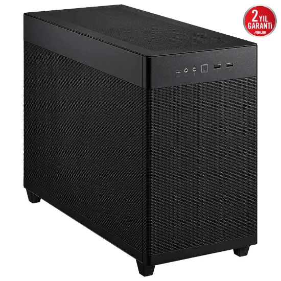ASUS PRIME AP201 MESH 1x120MM FAN USB 3.2 TYPE-C SİYAH MICRO-ATX SMALL TOWER KASA resmi