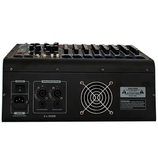 König Ka-8700 8 Kanal 2X350 Watt 99 Dsp Mıxer Amfi resmi