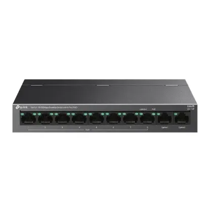 TP-LINK LS110P 10PORT 10/100 YÖNETİLEMEZ POE SWITCH resmi