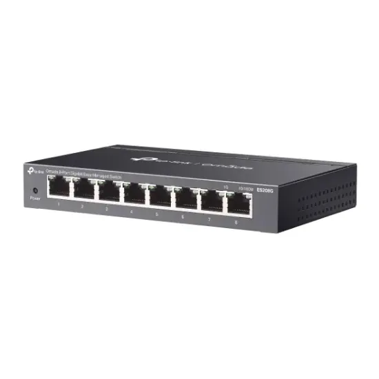 TP-LINK ES208G 8PORT KOLAY YÖNETİLEBİLİR SWITCH resmi