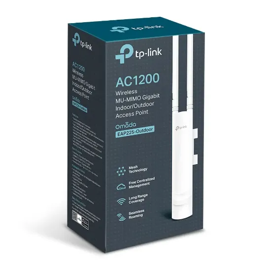 TP-LINK OMADA EAP225 AC1200 1PORT POE OUTDOOR ACCESS POINT resmi