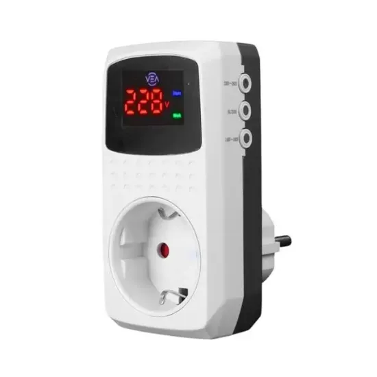 Vea VE-22393 15A 3520W Göstergeli Akım Korumalı Priz Aşırı Yüksek Gerilim resmi