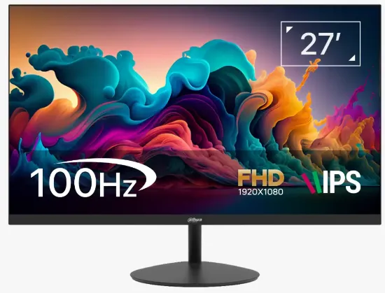 27 DAHUA LM27-A201Y 5MS 100HZ HDMI/VGA+ VESA MONİTÖR resmi