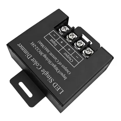 Powermaster PM-37845 12V-24V 30A Tek Renk Şerit LED Dimmer RF Uzaktan Kumandalı Kontrol Cihazı resmi