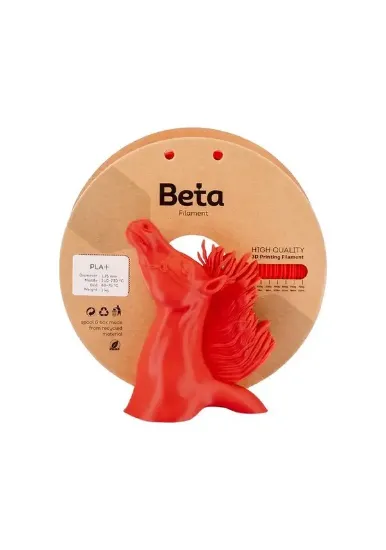 Beta PLA+ Filament Kiss Red resmi