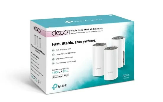 TP-LINK DECO E4 AC1200 2PORT ROUTER(ÜÇLÜ) resmi