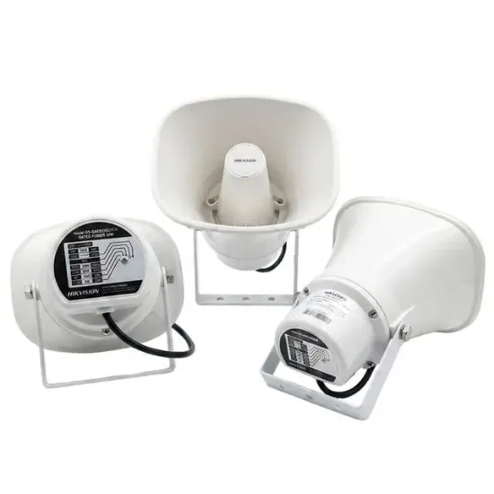 Hikvision DS-QAE0330G1T-V 2" 30W 120dB Analog 100V Trafolu Horn Hoparlör Beyaz resmi