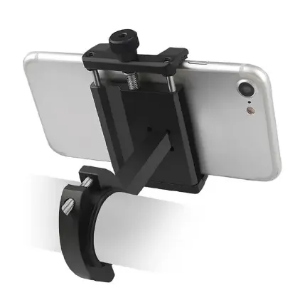 Powerway MT15 Motosiklet Bisiklet Scooter İçin Dayanıklı Gidon Uyumlu CNC Alüminyum Telefon Tutucu resmi