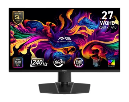 26.5 MSI MAG 273QP QD-OLED X24 0.03MS 240HZ ADAPTIVE SYNC 2K WQHG GAMING resmi