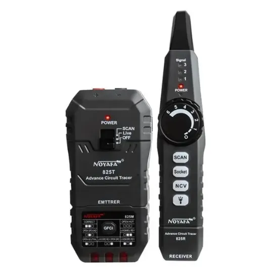 Noyafa NF-825TMR AC 90-250V Profesyonel Elektrik Devre Takip Kablo Bulucu resmi