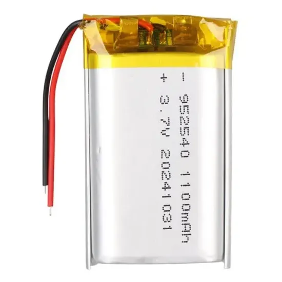 PowerMaster 952540 3.7V 1100mAh Lityum Polimer (Li-po) Batarya Ciklet Pil resmi