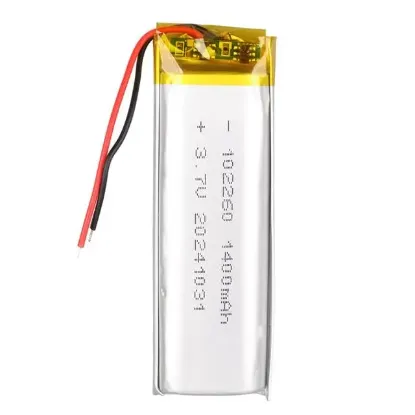 PowerMaster 102260 3.7V 1400mAh Lityum Polimer (Li-po) Batarya Ciklet Pil resmi