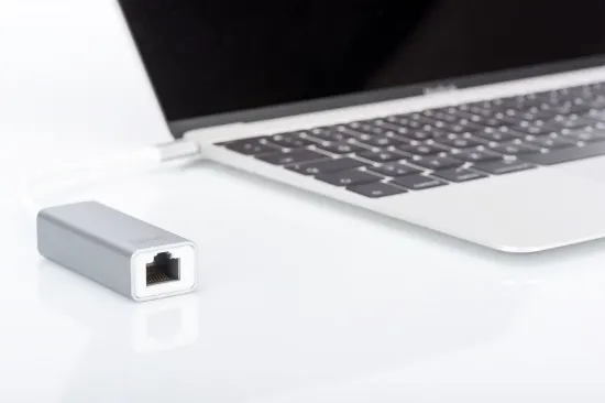 DIGITUS DN-3024 USB 3.0 ETHERNET ADAPTÖR TYPE C resmi