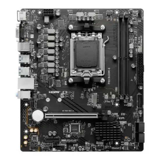 MSI PRO B650M-E DRR5 6800MHZ(OC) AM5 HDMI VGA mATX resmi