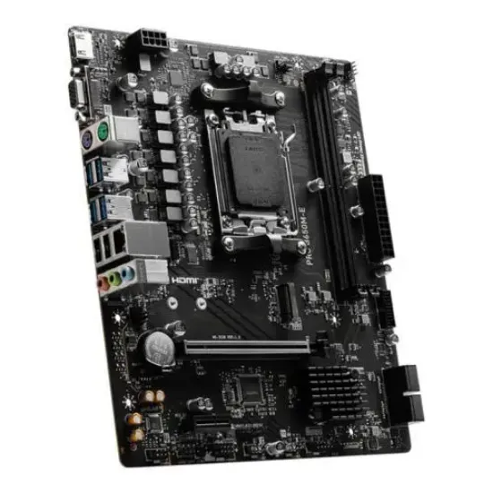 MSI PRO B650M-E DRR5 6800MHZ(OC) AM5 HDMI VGA mATX resmi