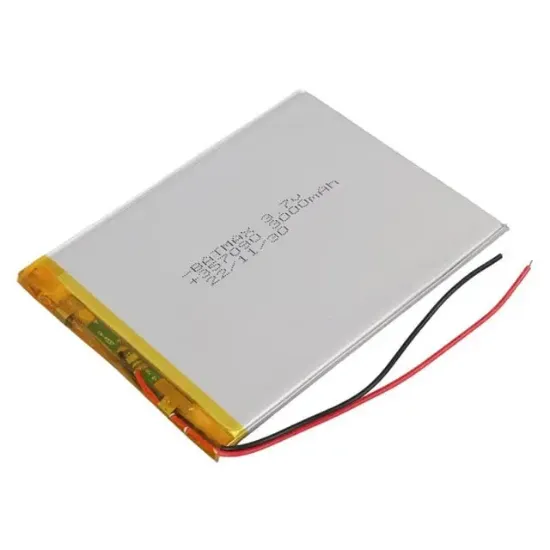 Powermaster 357090 3.7 Volt 3000 Mah Lityum Polimer Pil resmi
