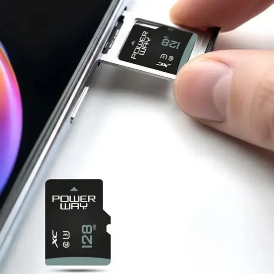 Powerway Elite Plus 128 GB Class 10 U3 XC Micro SD Hafıza Kartı resmi