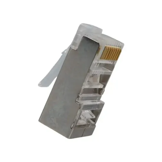 Metal RJ45 Cat5 100 Adet Metal Uç 8p/8c resmi