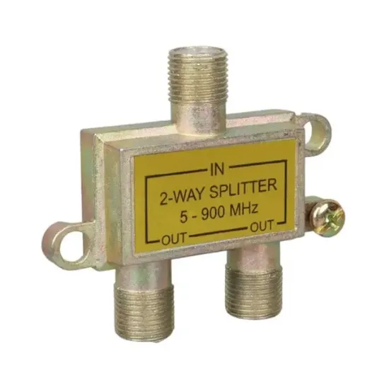 Mag S21-02 1/2 Yollu Kablo TV Sinyal Ayırıcı Splitter - 5-1000 MHz Frekans Bölücü Çoklayıcı resmi