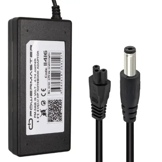 Powermaster PM-11416 19V 4.74A 90W 5.5x2.5mm HP Notebook Şarj Adaptörü resmi