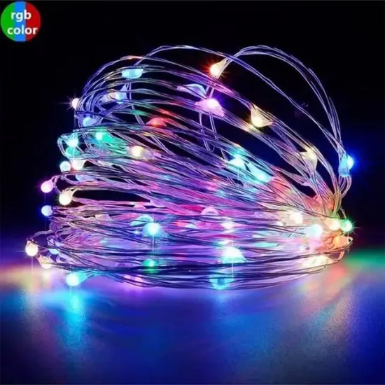 Powermaster PM-2559 3*AA Pil RGB 5 Metre Kablolu Bağ Led resmi