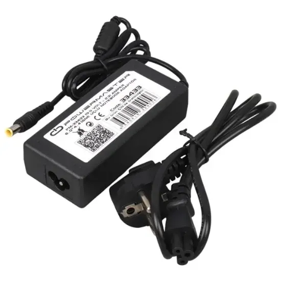 PowerMaster PM-33433 19.5 Volt - 2.31 Amper 6.0×4.4 Mm İğne Uçlu Adaptör Notebook resmi