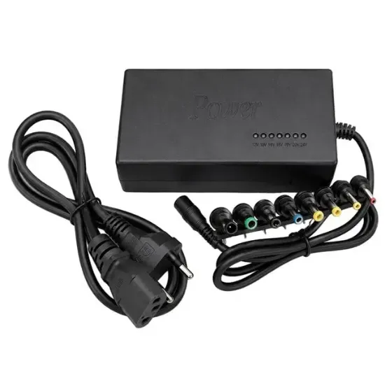 Powermaster PM-13512 12V-24V Ayarlanabilir Voltajlı LED Göstergeli Evrensel Notebook ve Cihaz Adaptörü resmi