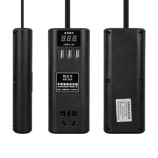 Powermaster Çok Fonksiyonlu USB Araç İnvertörü 12v/24V To 220V resmi