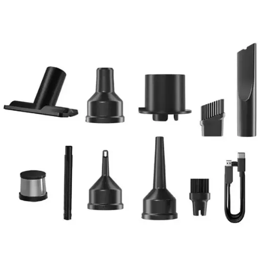 Snapron SNV-3001 100W 17000PA Şarjlı Mini Araç ve Ev Süpürgesi + EVA Taşıma Çantalı Çok Fonksiyonlu Set resmi